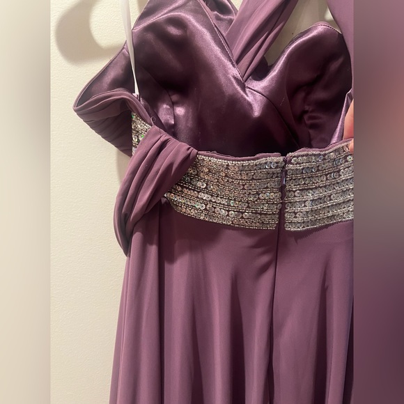 Boubou One-Shoulder Lavender Formal Dress - Picture 5 of 6